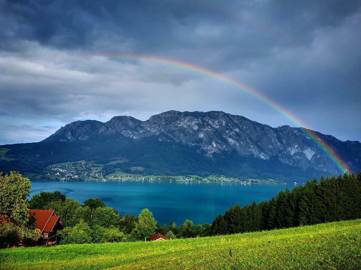 Ferienhof Margarethengut Unterach am Attersee Esterno foto